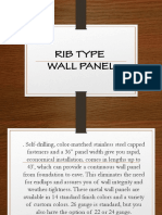 Ribbed Type Wall Panel System PDF