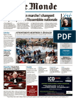 Le Monde Du Dimanche 23 Et Lundi 24 Juillet 2017