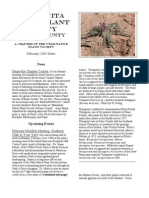 February 2005 Manzanita Native Plant Society Newsletter