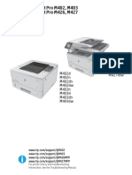 HP Laserjet Pro M402 M403 M426 M427 Repair Manual TOC