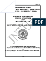 B.Tech. - R09 - CSE - Academic Regulations Syllabus PDF