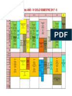 Horario Del IV Ciclo-Semestre 2017-2