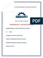 Informe de Contador Con Fotocelda