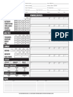 Character Sheet Fillable M&M