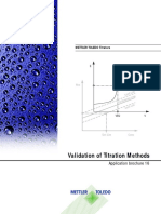 Validation of Titrations PDF