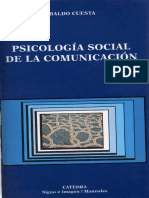 Cuesta Ubaldo - Psicologia Social de La Comunicacion PDF