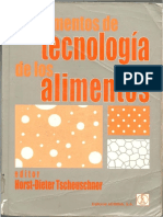 Fundamentos de Tecnologia de Los Alimentos Horst Dieter Tscheuschner