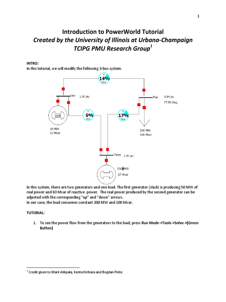 PowerWorld Simulator For TCIPG PDF | PDF | Transformer | Electric Power ...