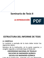 Seminario de Tesis II Reglamento