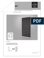Solarworld sw320 XL Silver Mono Solar Panel Installation Manual 2249012108 PDF