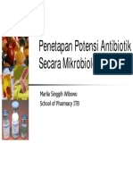 Uji Potensi Antibiotik PDF