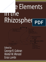 Trace Elements in The Rhizosphere