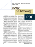 The Gulf War A Chronology