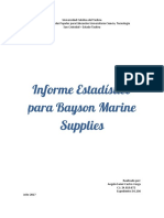 Informe Baysson Marine Supplies