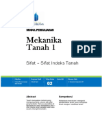 Mekanika Tanah 1 Sifat Sifat Indeks Tana PDF