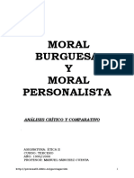 Moral Burguesa y Moral Personalista