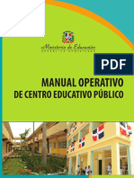 Manual Operativo de Centro Educativo Publico Minerd