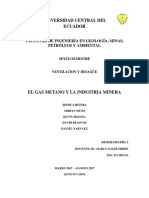 Universidad Central Del Ecuador: Facultad de Ingeniería en Geología, Minas, Petróleos Y Ambiental