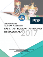 Petunjuk Teknis Fasilitasi Komunitas Budaya Di Masyarakat FKBM