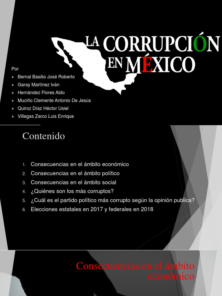 Corrupción en México | PDF | Corrupción política | Partido ...