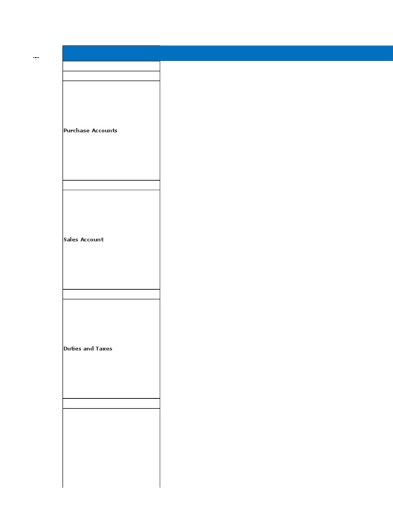 Tally Ledger List in Excel Format | PDF | Expense | Loans