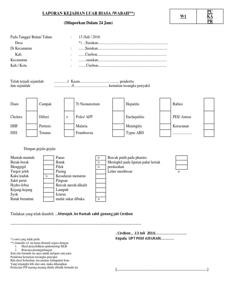 Form W1