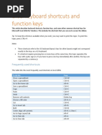 Google Sheets Keyboard Shortcuts Guide | PDF | Spreadsheet | Keyboard ...