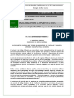 526-Ene-16.-Cálculo Del Anticipo Al Impuesto A La Renta PDF