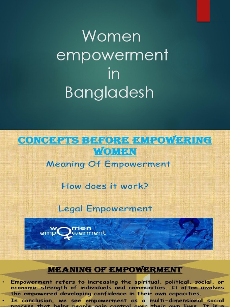 The Empowerment Of Women In Bangladesh: Not Just Rhetoric – MYCQVJ