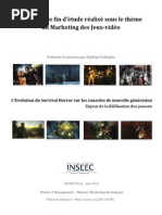 Download Mmoire sur le Survival Horror  Enjeux de la fidlidation des joueurs by elphege_k SN35541928 doc pdf