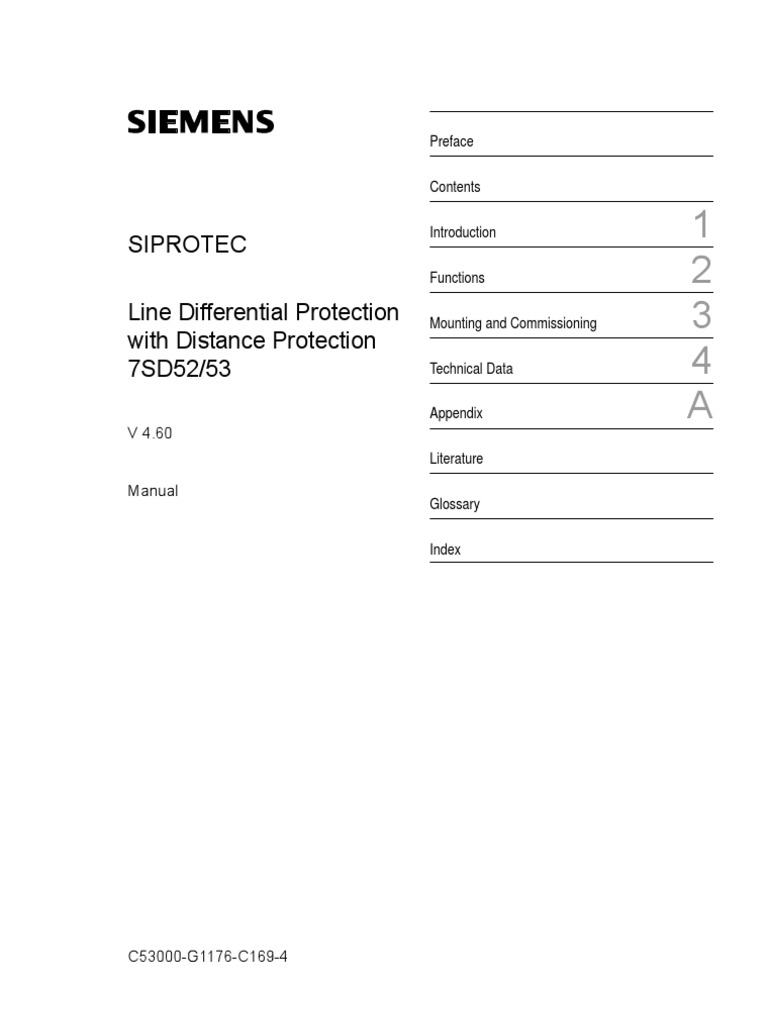 7SD5xx Manual A4 V044201 En | Parameter (Computer Programming