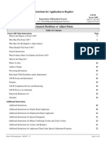 Instructivo de Forma I-485