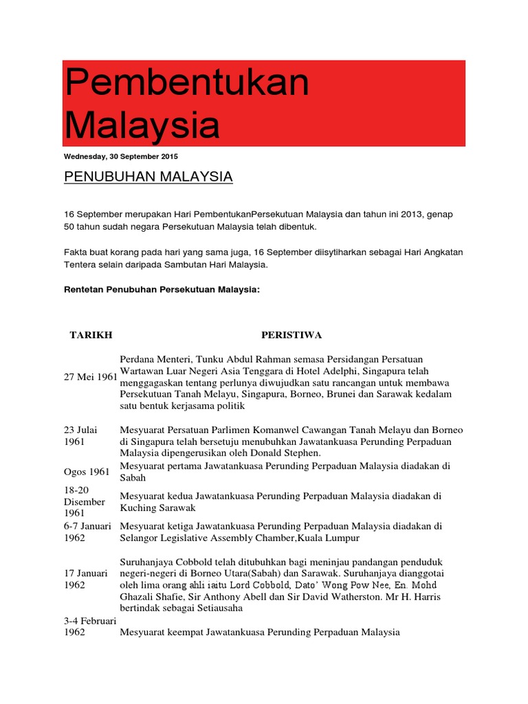 Pembentukan Malaysia Pdf