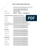 Balance Sheet Abstract & Company Profile