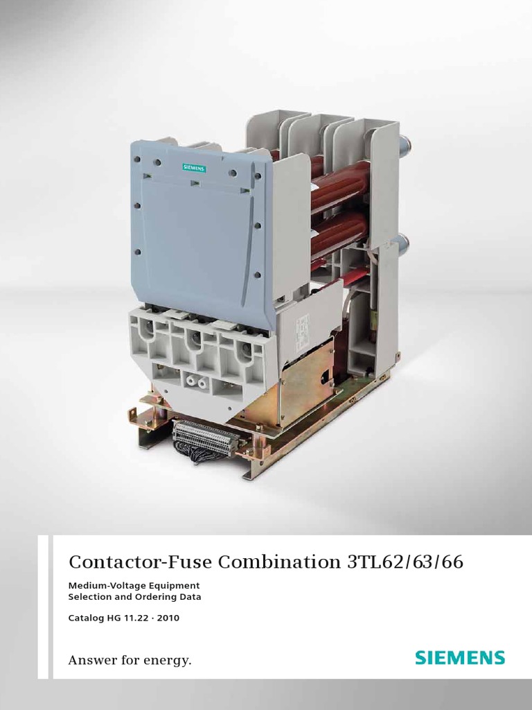 Catalogue Contactor Fuse Combination - en PDF | PDF | Fuse (Electrical ...