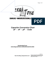 Capacitor Conversion Chart Texas Tone Blog PDF