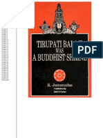 Tirupati A Buddhist Srine PDF