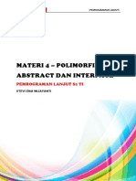 Materi4 Polimorfisme, Abstract, Interface