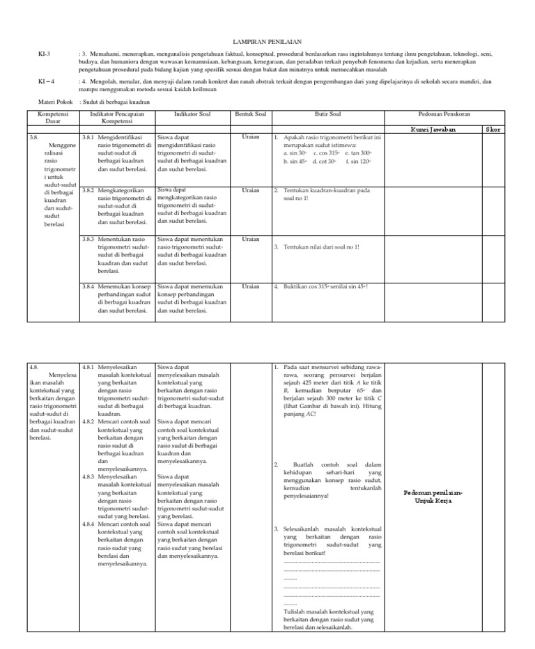 Lampiran Penilaian 3 8