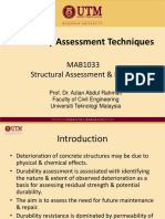 Durability Assessment of Concrete Structures