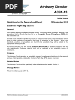 Ac 91-13 Guidelines For The Approval and Use of Electronic Flight Bag EFB Devices