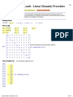 Linear Dynamic Procedure