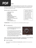 Soil Bulk Density Determination