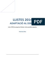 Llistes Psiquiatria DSMV