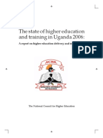 The State of Higher Education and Training in Uganda 2006