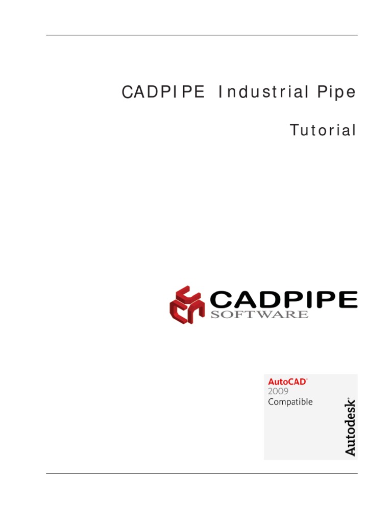 CADPIPE Industrial Pipe: Tutorial | PDF | Computers
