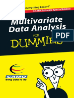 Multivariate Data Analysis For Dummies CAMO PDF