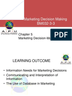 Chapter 5 - Marketing Decision-Making Info
