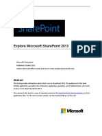 Explore SharePoint 2013 PDF