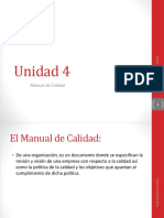 Unidad 4 B Manual de Calidad